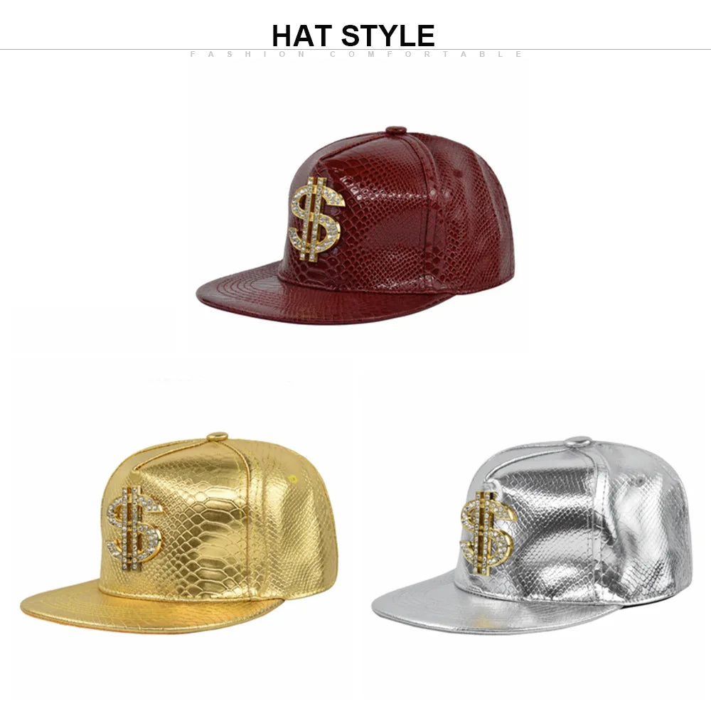 Cross Jesus Metal Label Hip-Hop Cap - Flat Brim Fitted Hat for Break Dance & Street Style