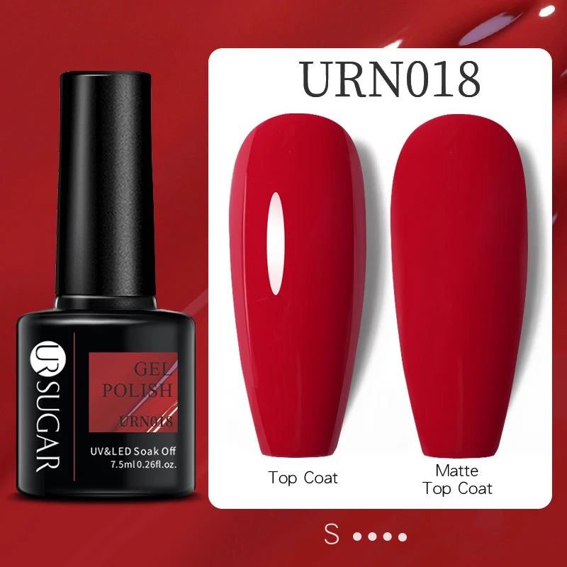 Glitter Gel Nail Polish – Semi-Permanent UV LED Gel with Sparkling Shimmer Finish