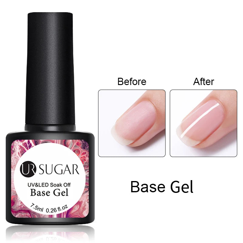 Glitter Gel Nail Polish – Semi-Permanent UV LED Gel with Sparkling Shimmer Finish
