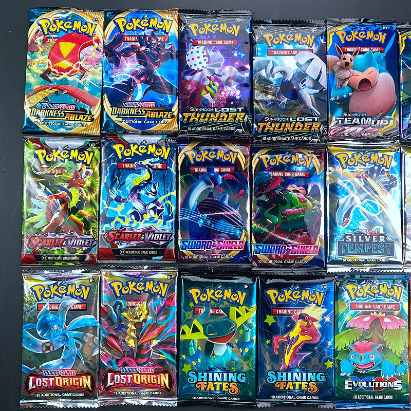Pokemon Cards 30 Pcs Collection – GX Tag Team VMAX EX Mega Energy Trading Card Set