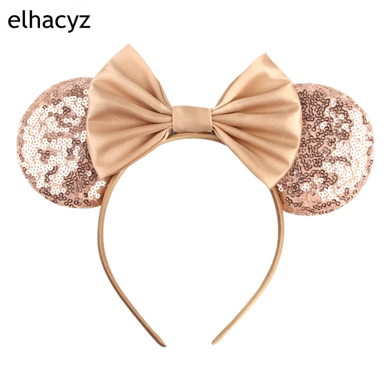 Disney Minnie Mouse Ear Hairband – Princess Party Gift for Girls & Disney Fans