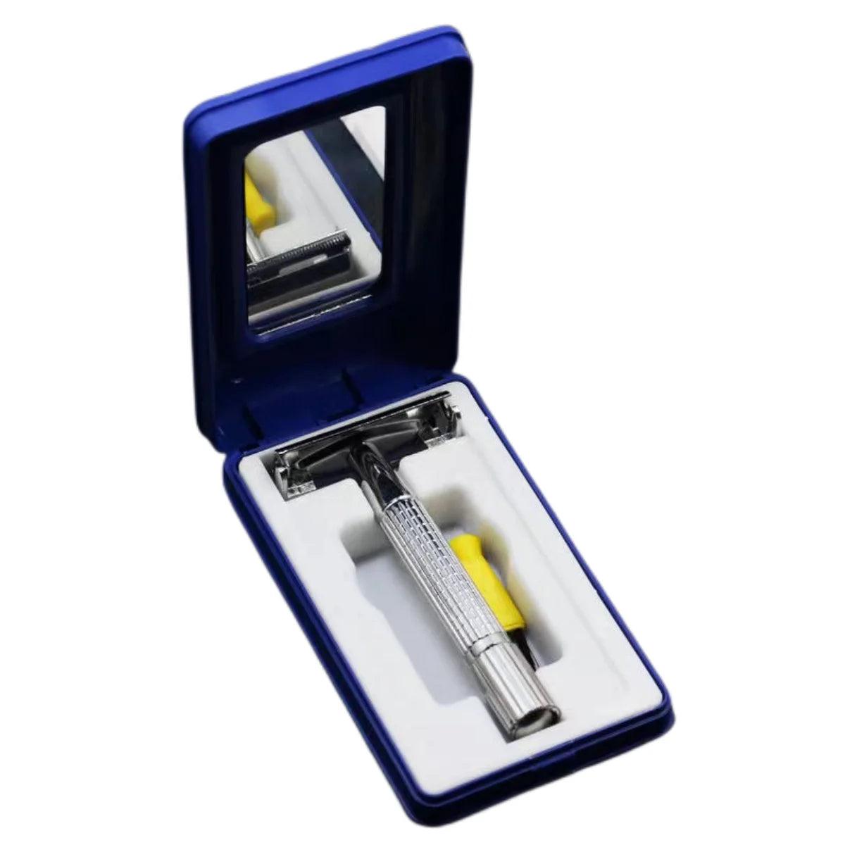 Professional Folding Straight Razor - Stainless Steel Barber Shaver with 10 Blades