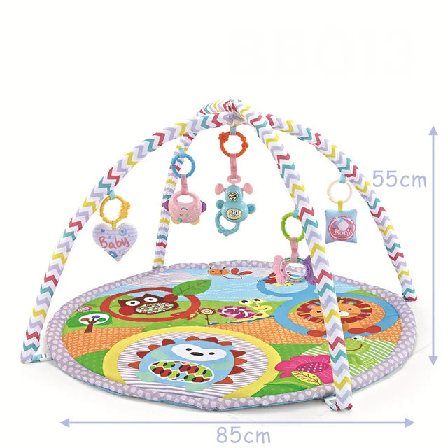 Educational Fitness Frame for Children – Play Mat & Crawling Activity Rug