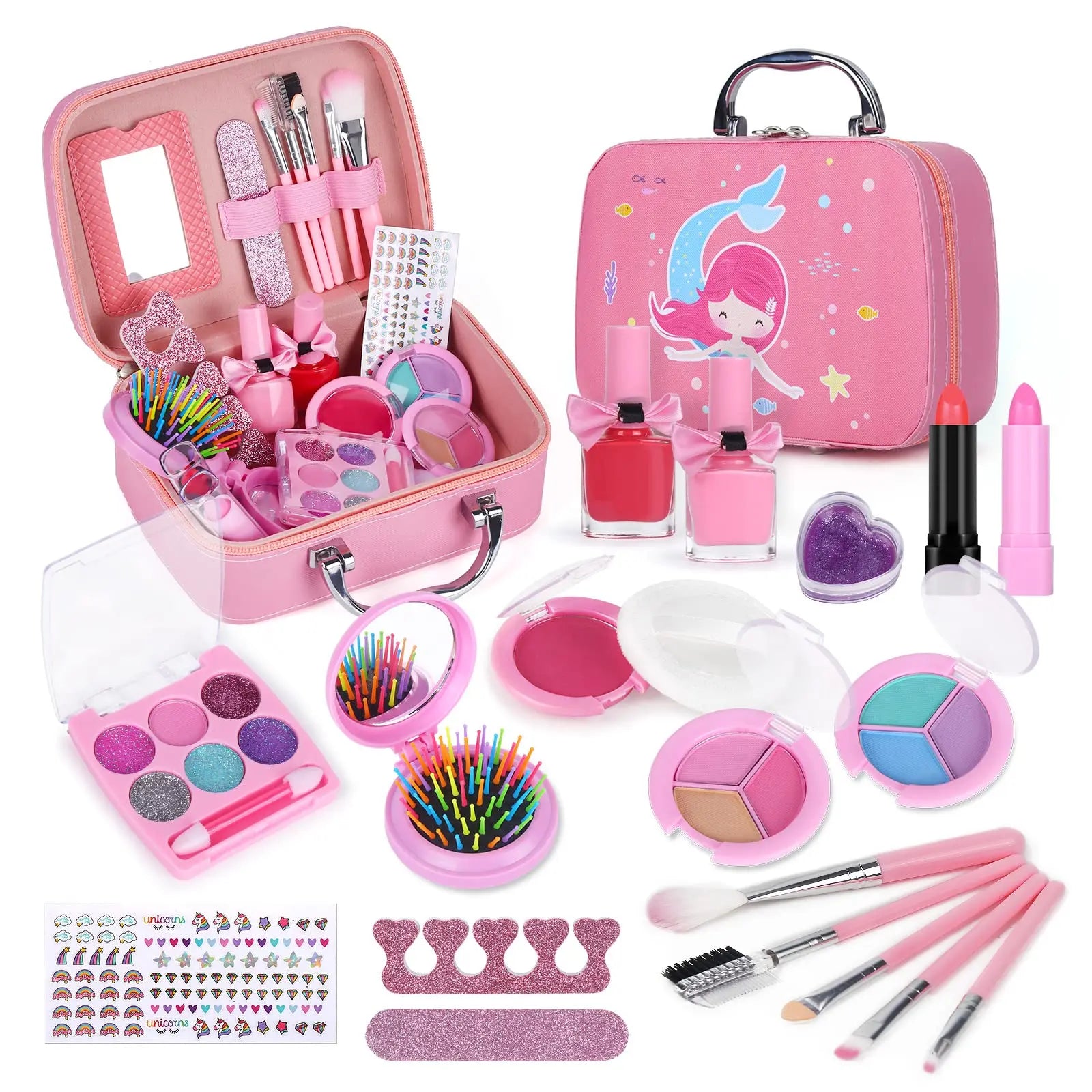 Princess Play Makeup Kit – Washable Non-Toxic Kids Toy