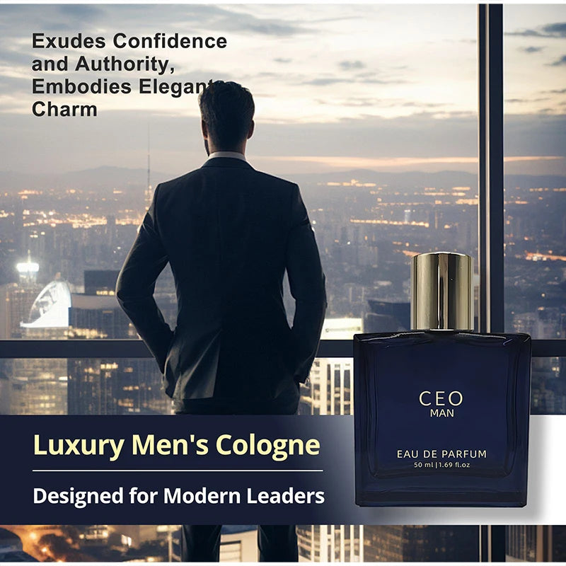 Fresh Sandalwood Vanilla Men's Cologne - Long-Lasting Eau de Parfum for Couples' Dates (50ml/100ml)
