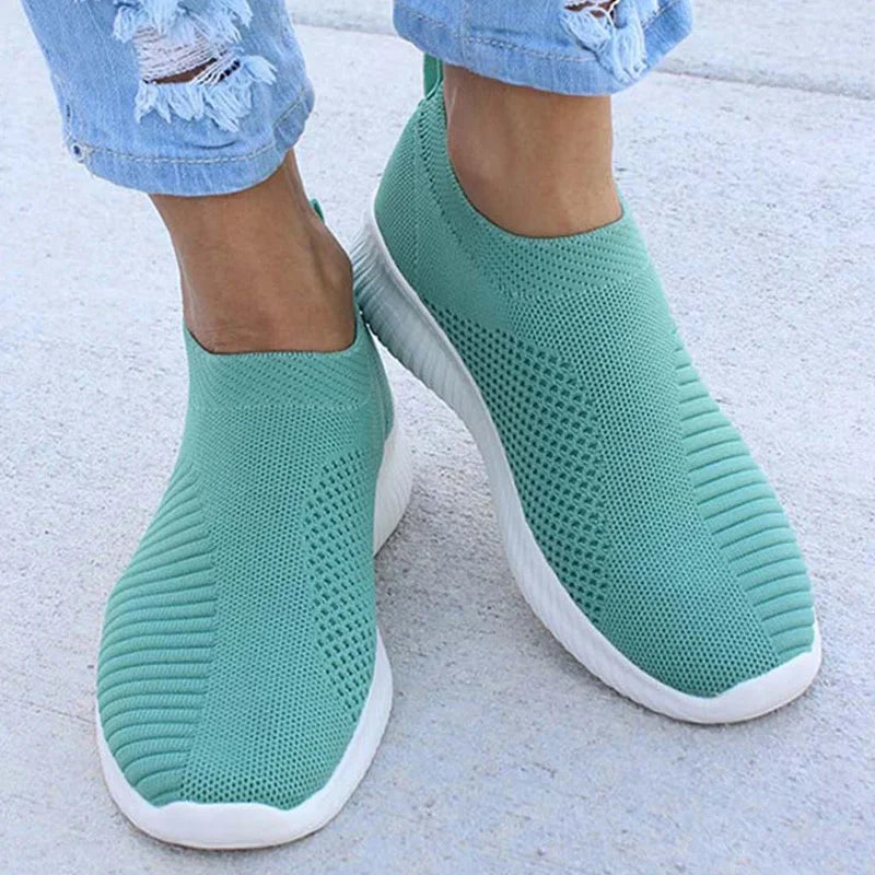 Women’s Slip-On Sneakers – Comfortable Casual Sports Shoes