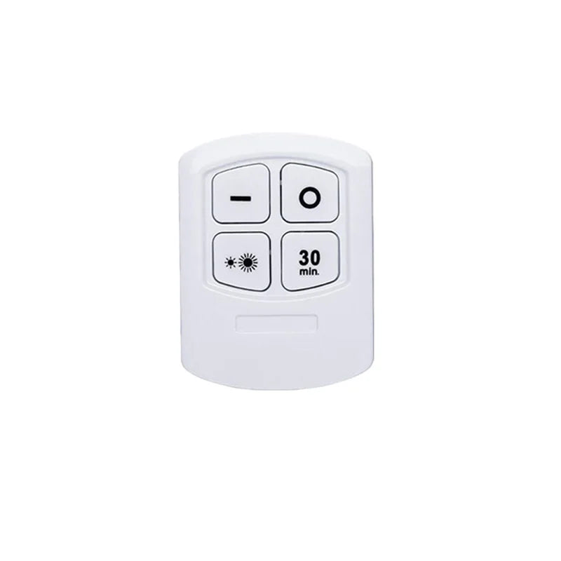 Smart Wireless LED Under Cabinet Lights - Dimmable Remote Control Kitchen & Wardrobe Lighting