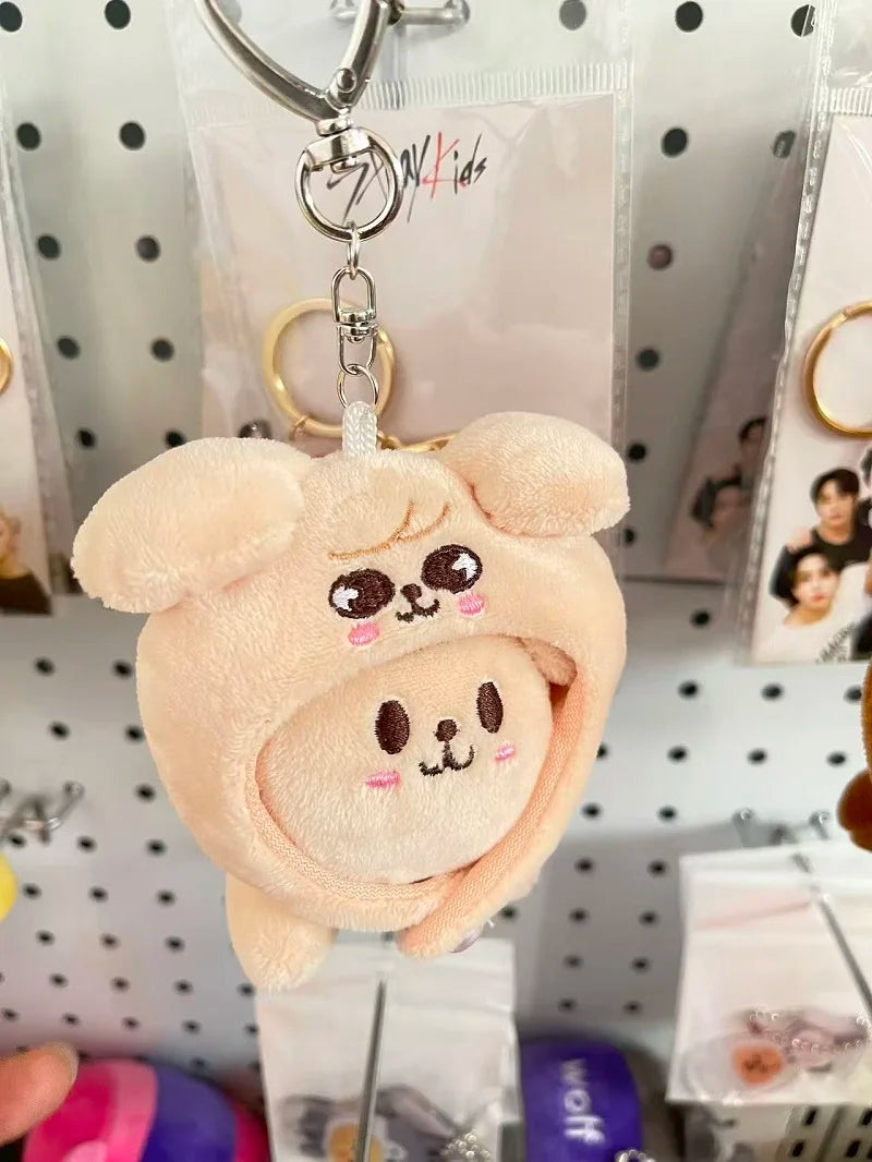 New SKZOO Plush Keychain Doll Pendant, Backpack Accessories, Magic Academy Cloak Plush Keychain Children's Toy Fan Gift