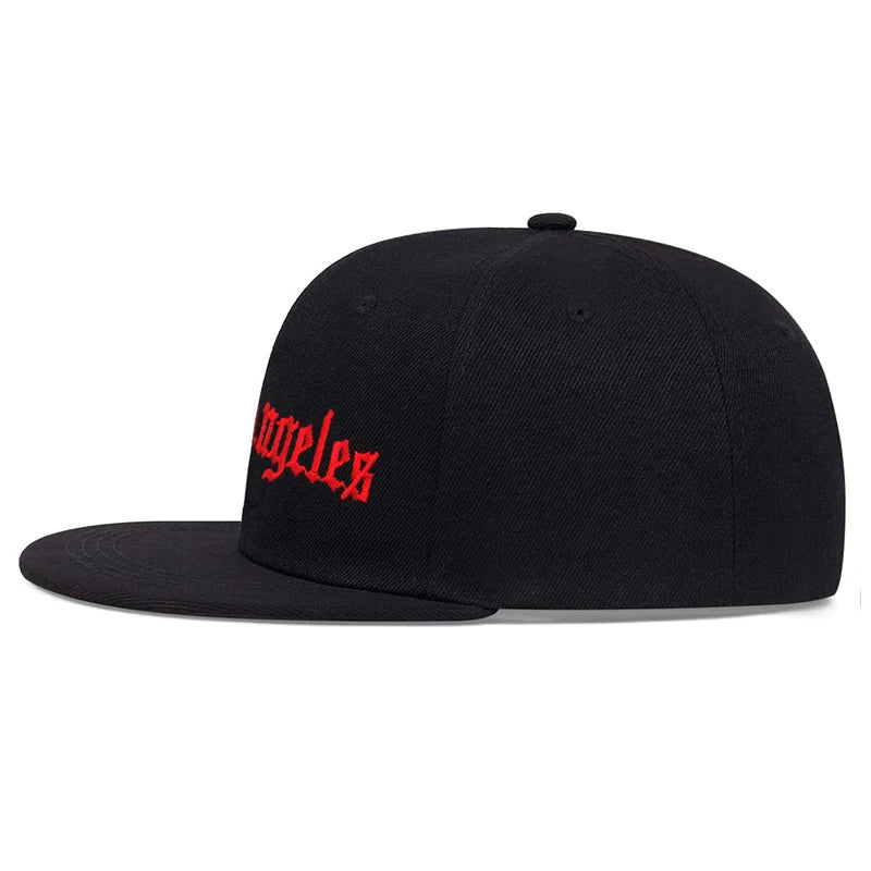 Los Angeles Basketball Cap - Cotton Hip-Hop Snapback Hat for Outdoor & Casual Wear