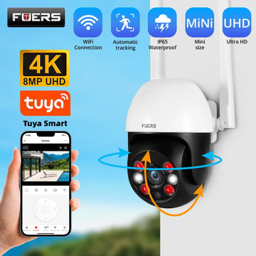 Tuya Smart Outdoor Security Camera – AI Detection