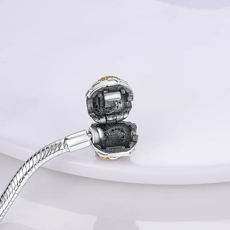 Silver Star Moon Clover Bracelet – DIY Charm Birthday Jewelry