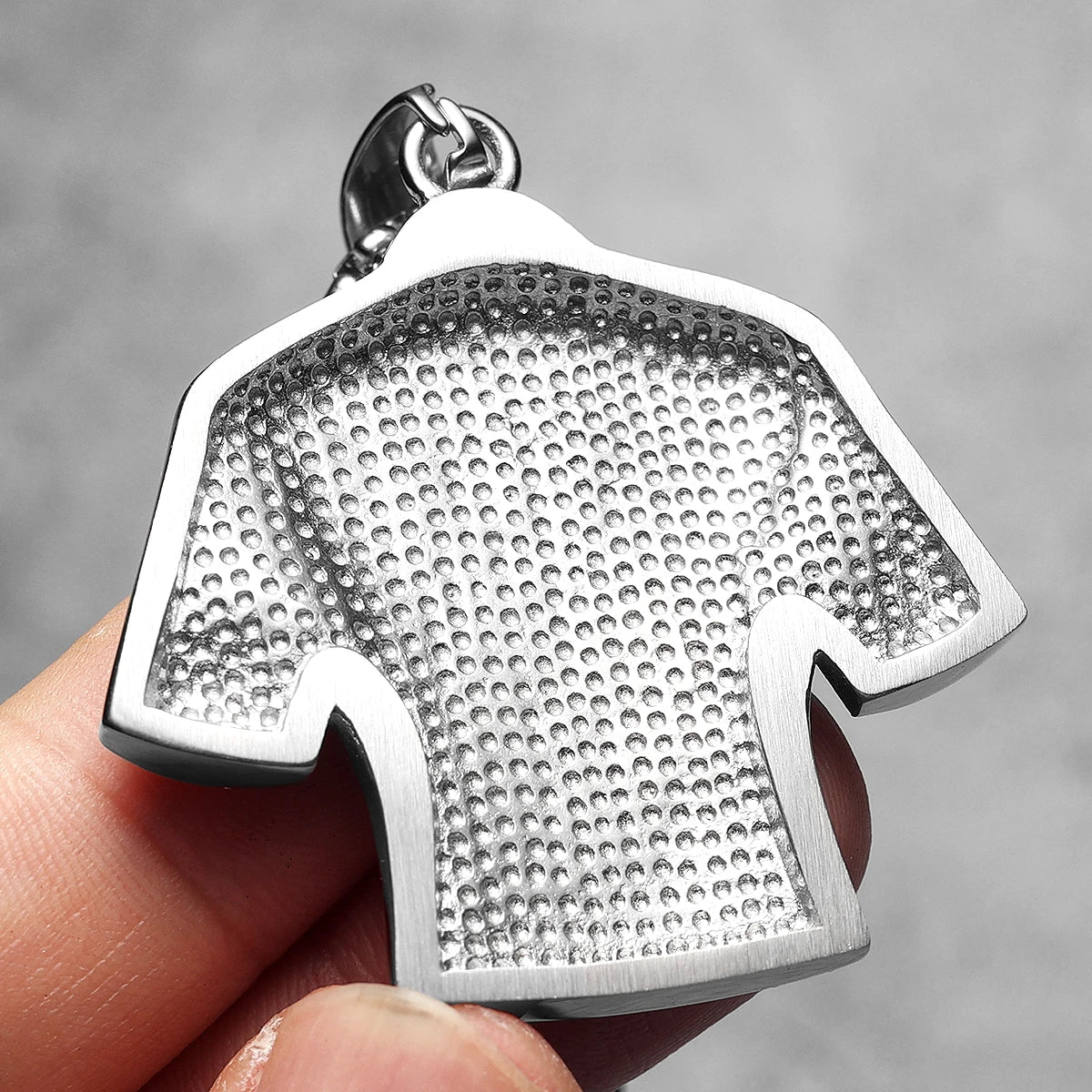 Football Star Pendant Necklace Stainless Steel