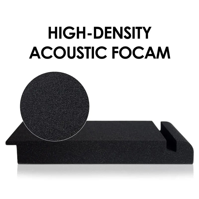 2pcs Studio Monitor Isolation Pads – Acoustic Anti-Shock Speaker Foam Stand