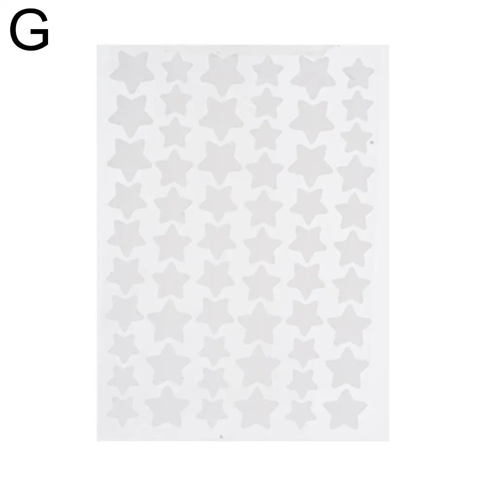 Colorful Star-Shaped Acne Patches - 60 Pack | Cute Pimple Stickers