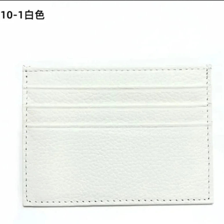 Custom Logo Leather Card Holder – Slim Wallet