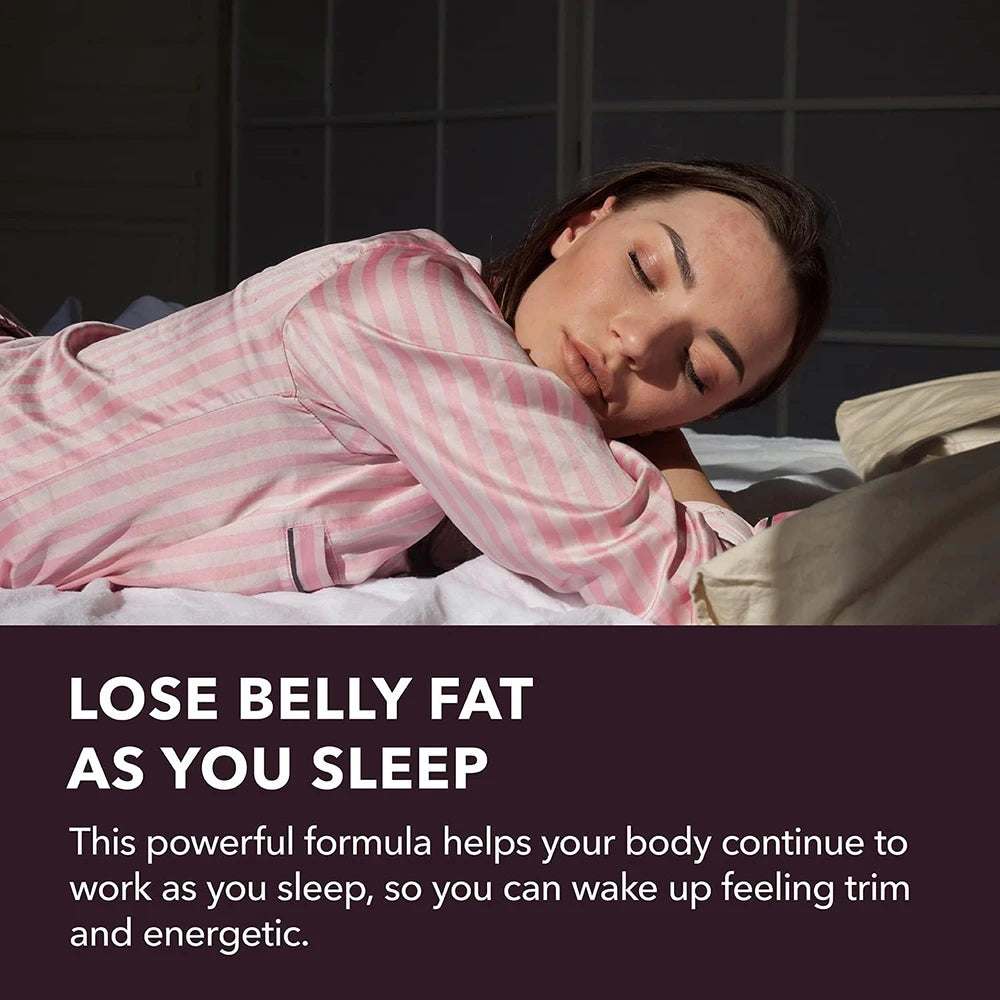 Night Time Fat Burner for Women - Overnight Metabolism Booster & Sleep Support