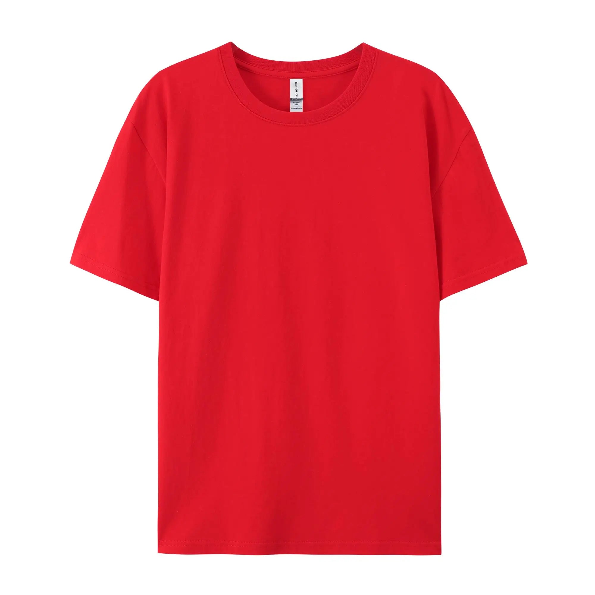 Solid Cotton T-Shirt Men & Women Casual Top