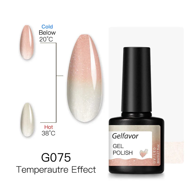 ROSALIND Gel Nail Polish 8ml - Semi-Permanent UV Gel, Solid Color, Salon Quality