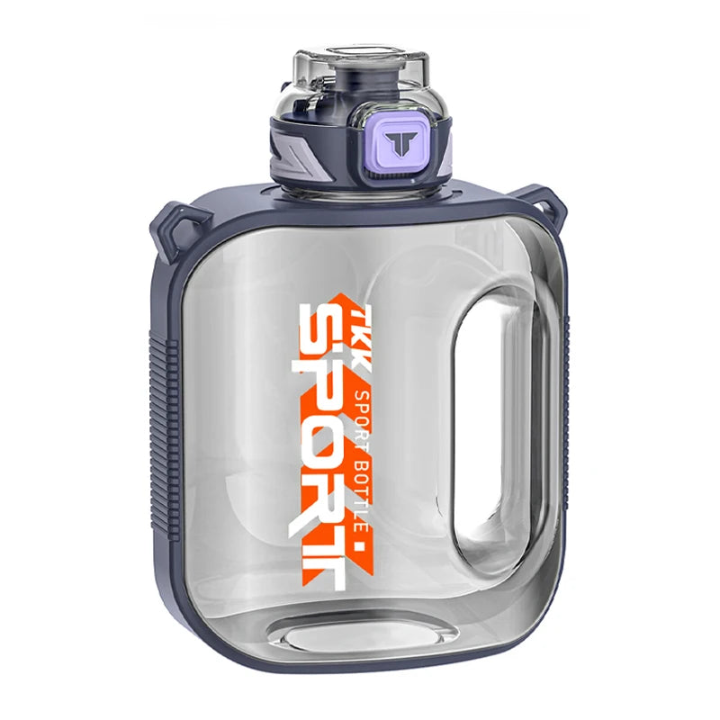 Premium TRITAN Water Bottle 2L - Large Gym Fitness Jug
