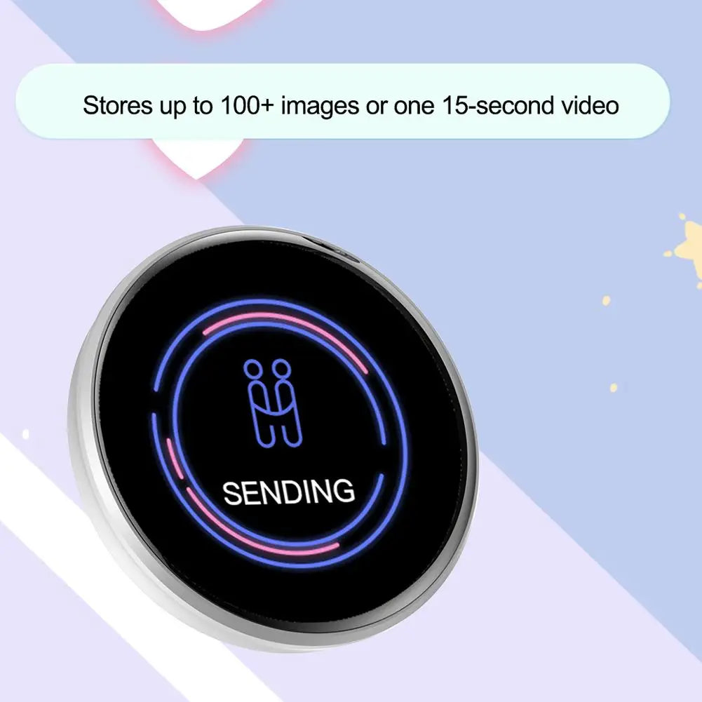 Anime E-Badge Display Pin Dynamic Electronic Badge Anime Merchandise Digital Display Badge Dynamic Gift For Otaku Fans Friends