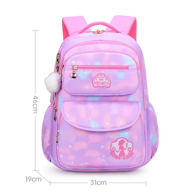 School Backpack for Girls - Kids Teen Women Bookbag for Primary & Secondary Students