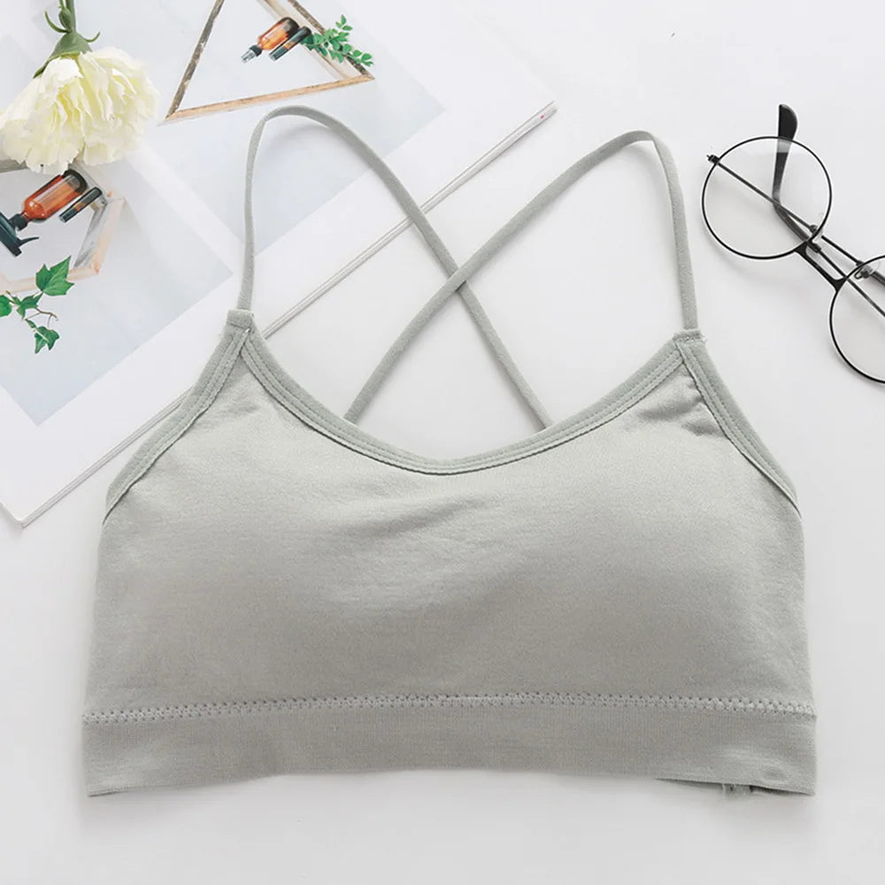 Women Girls 3D Sexy Lingerie Seamless Sport Bra U Type Backless Strapless Top Bra Push Up Bralette Brassiere Women Underwear