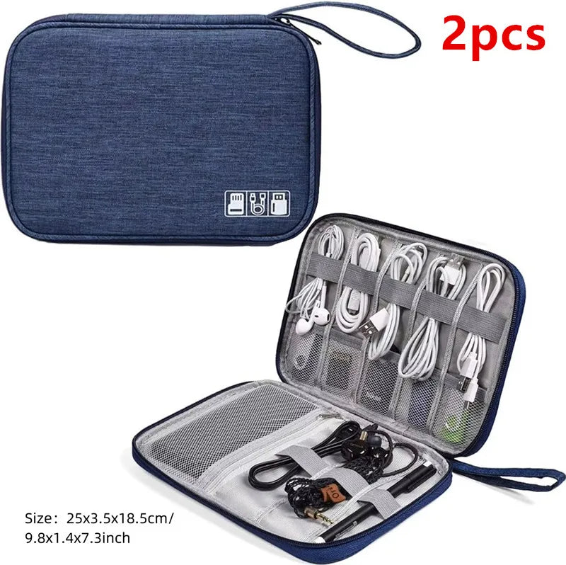 Waterproof Cable Storage Bag – Digital Electronics Organizer