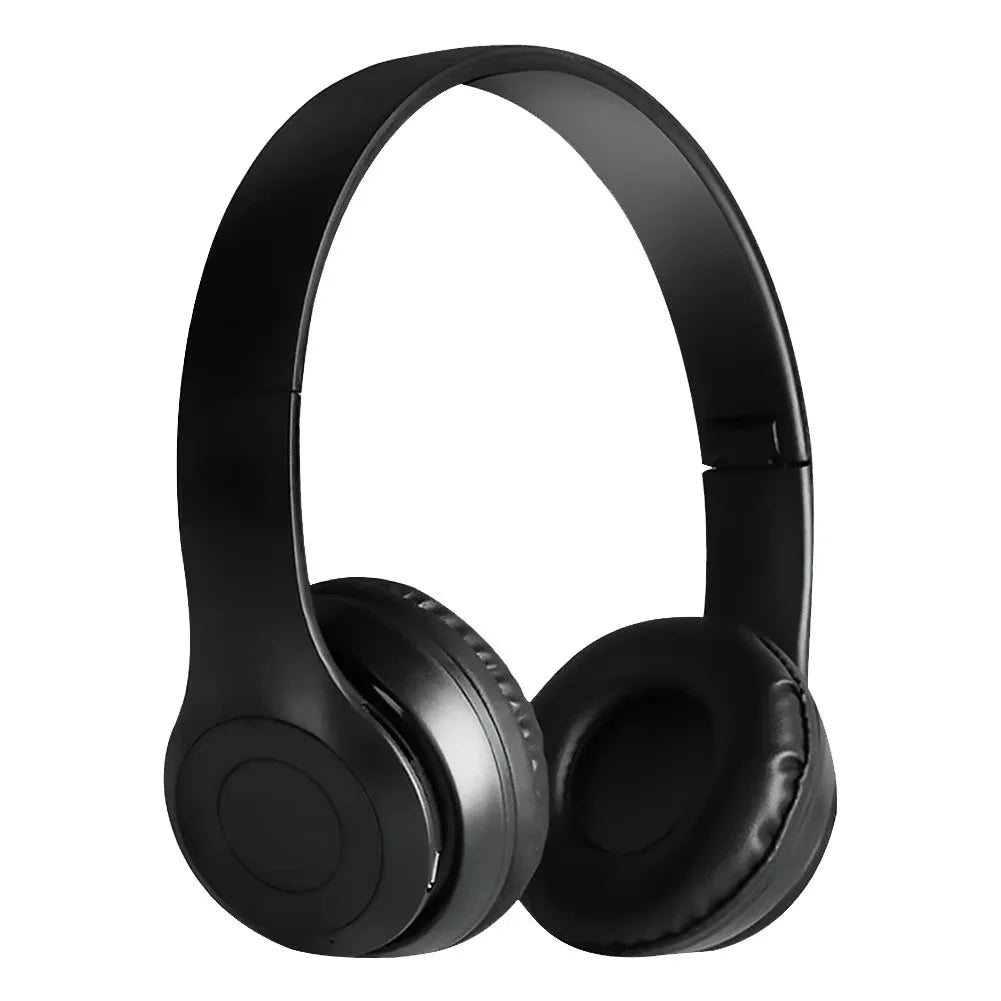 P47 Wireless Bluetooth Headphones - Foldable Over-Ear Headset with HiFi Stereo Bass