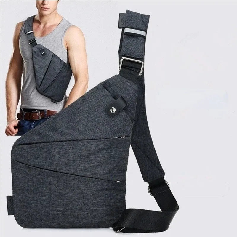 Camouflage Tactical Chest Bag – Waterproof Crossbody for Men