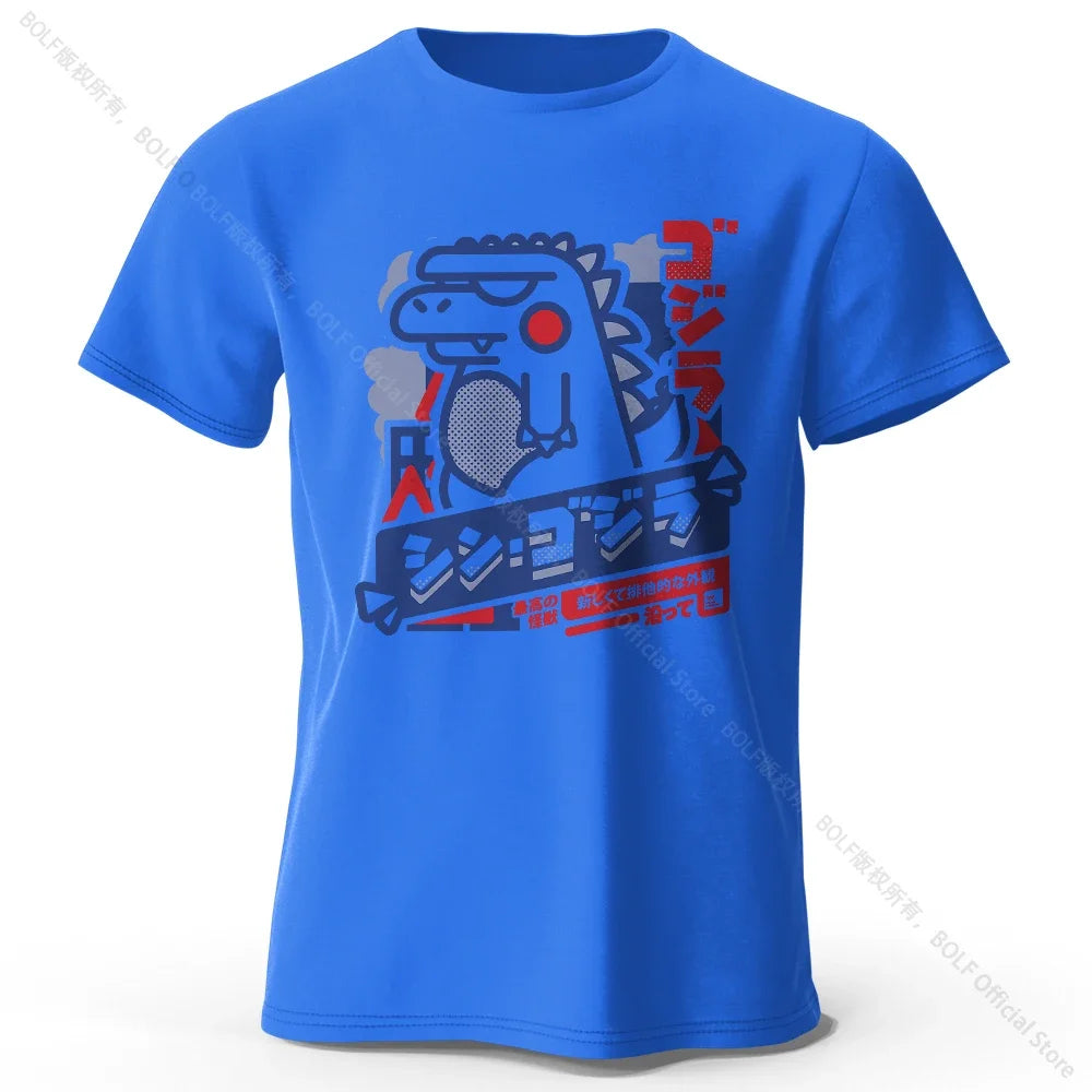 Harajuku Animal Print Cotton T-Shirt Unisex Casual