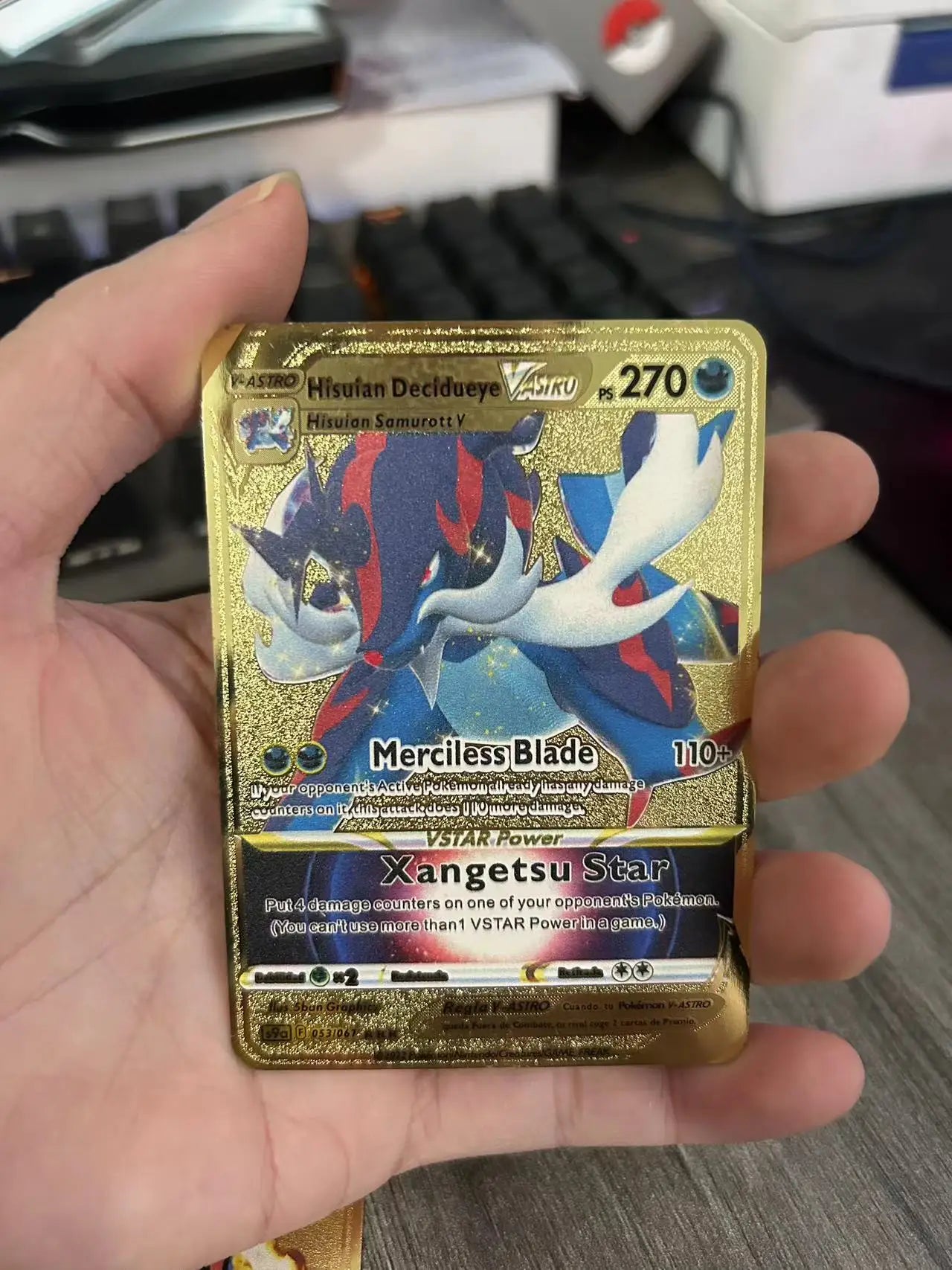 Spanish Pokemon Metal Cards – Mewtwo, Pikachu GX & Charizard VMAX Set