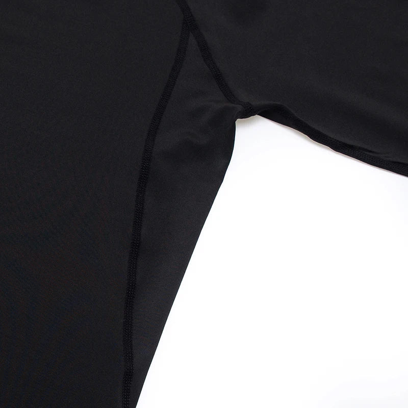 Men's Compression Long Sleeve Athletic Shirt - Running & Gym Performance Top