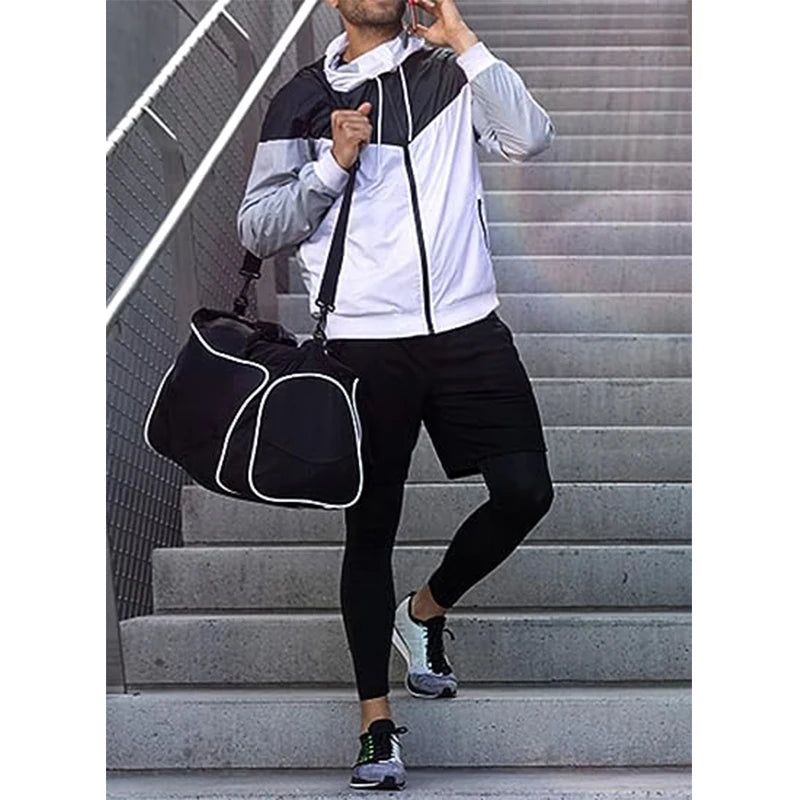 Men's 2-in-1 Athletic Pants - Training Running Pants for Gym, Fitness & Sports
