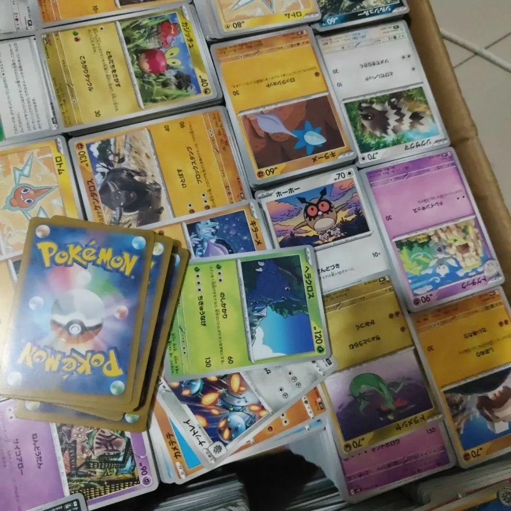 Pokemon Cards 100 Pcs Japanese Collection – Rare Holo EX GX VMAX Trading Card Set