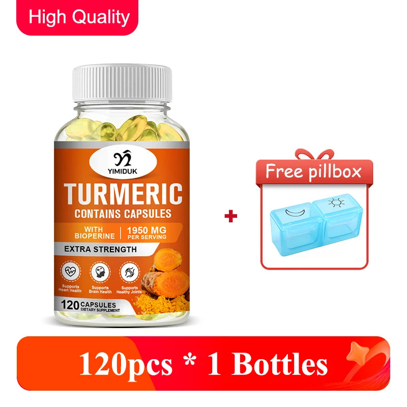 Turmeric Curcumin with Black Pepper - Joint Support, Inflammation & Digestive Health