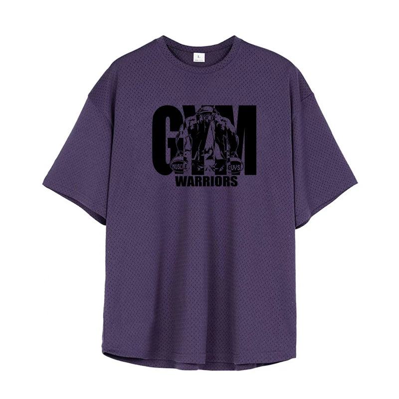Oversized Men’s Sports T-Shirt Gym Fitness Tee