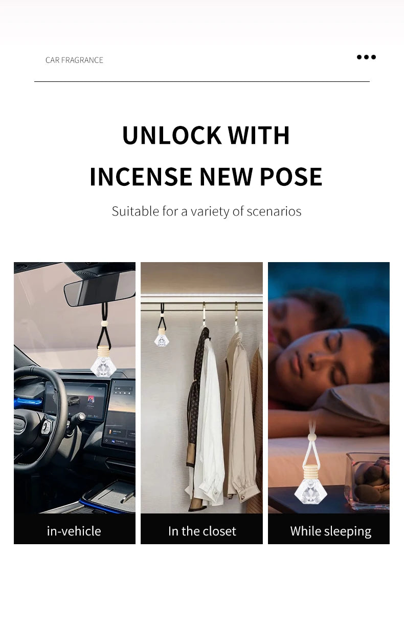 Luxury Liquid Car Perfume - Long-Lasting Fresh Fragrance for Auto Interior Accessories