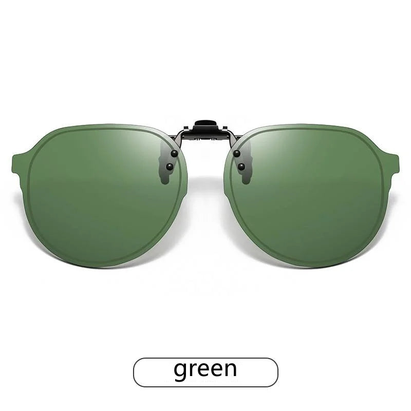 🌈 55% OFF! Color-Changing Polarized Clip-On Sunglasses - Flip-Up UV400 (Unisex)
