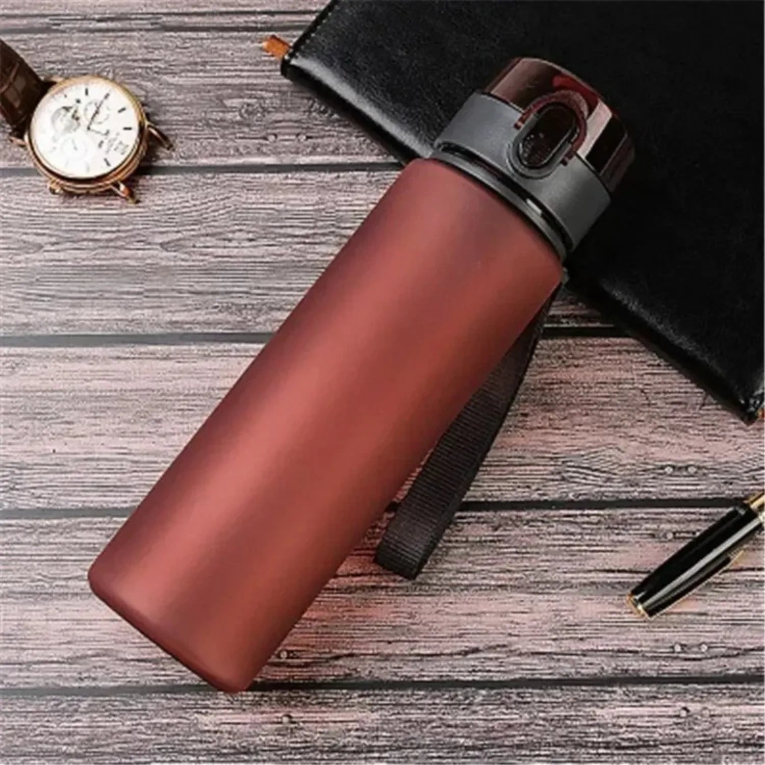 Leak-Free Sports Water Bottle - Portable 400ml/560ml BPA-Free Bottle for Travel & Hiking