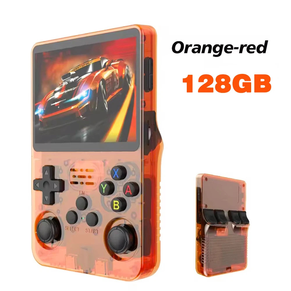 R36S Retro Handheld Game Console - 3.5" Linux System with 128GB Memory