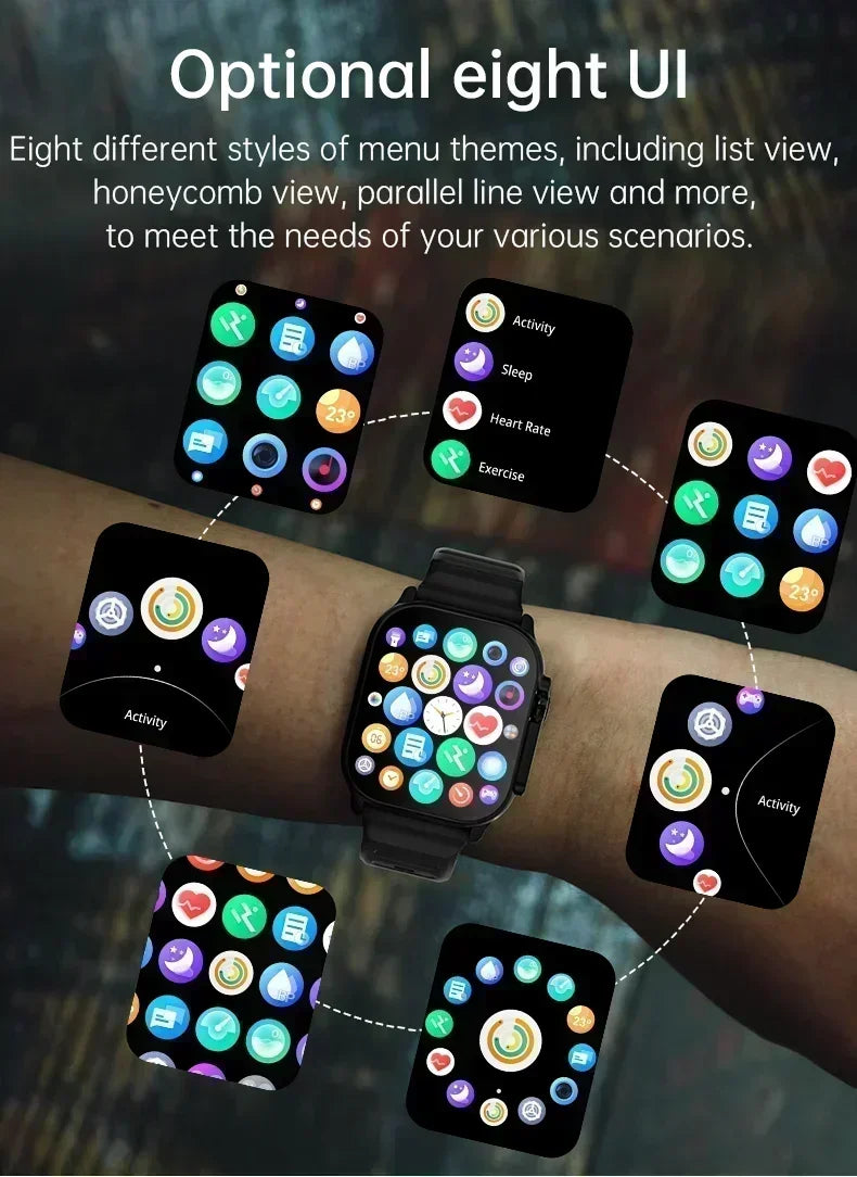 Watch 10 Ultra Smart Watch 49mm — NFC, GPS, Bluetooth Call & Wireless Charging
