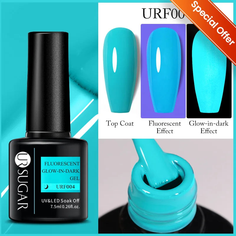 Glitter Gel Nail Polish – Semi-Permanent UV LED Gel with Sparkling Shimmer Finish