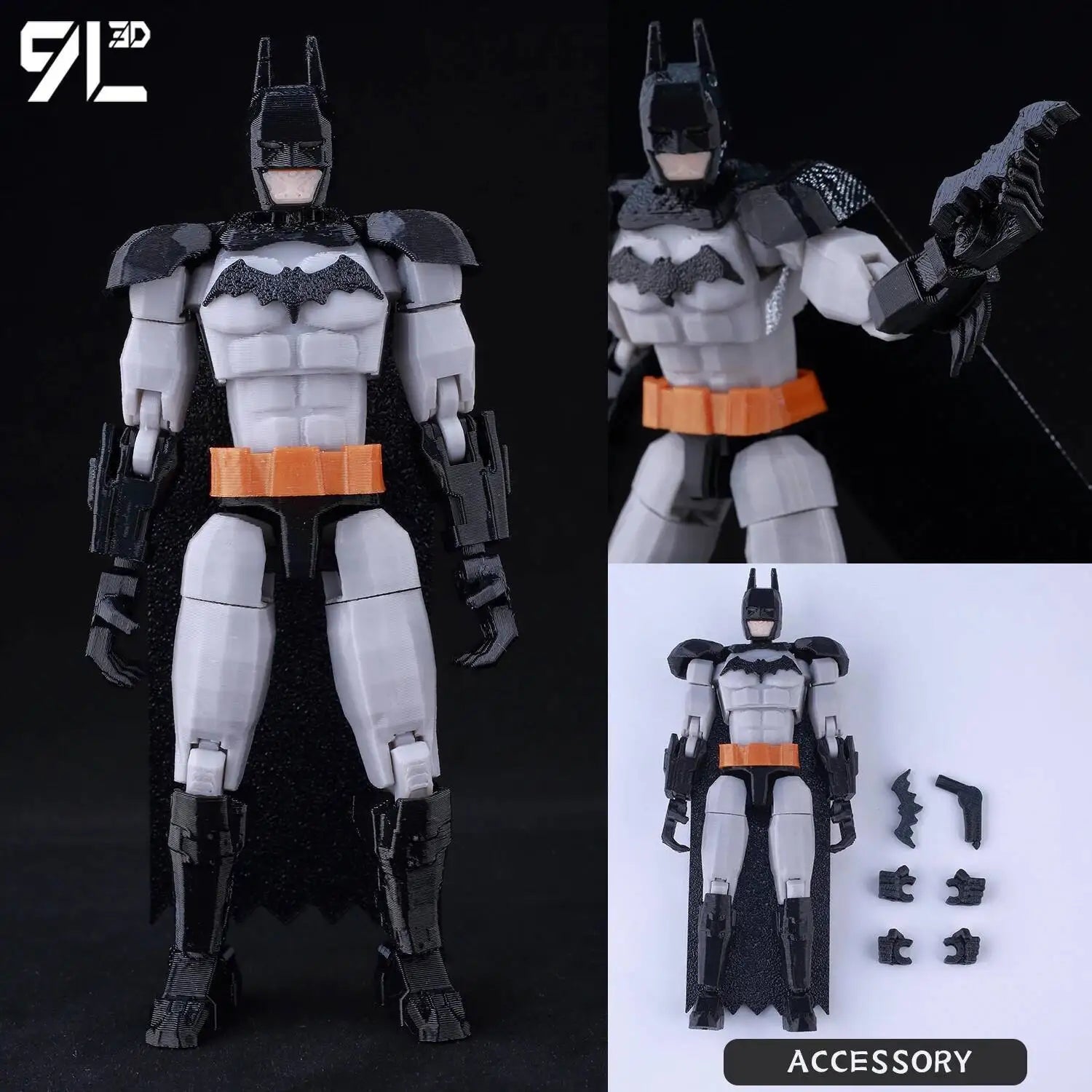 Batman Superman Action Figure – Poseable Hero Toy
