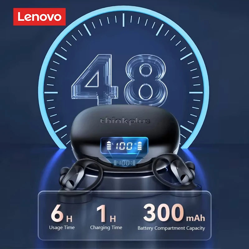 Lenovo LP75 Bluetooth 5.3 TWS Ear Hook Earbuds