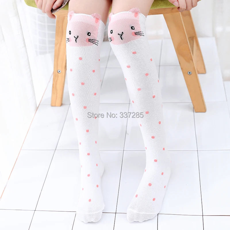 Cute Cartoon Kids Socks Animal Pattern Crew