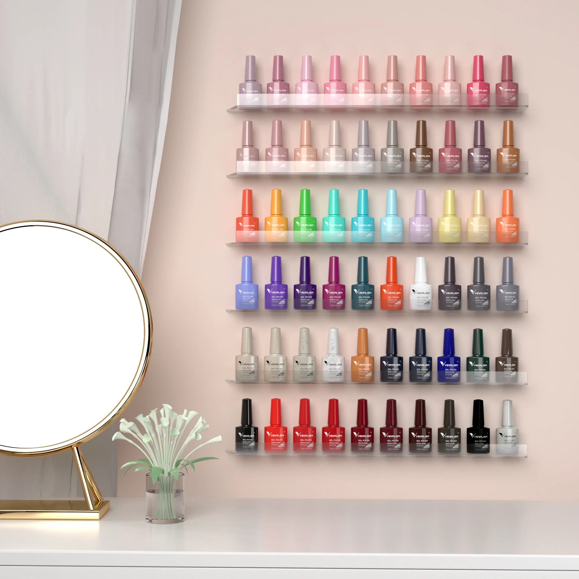 Full Coverage Gel Nail Polish – Semi-Permanent UV LED Gel for Salon & Home Use