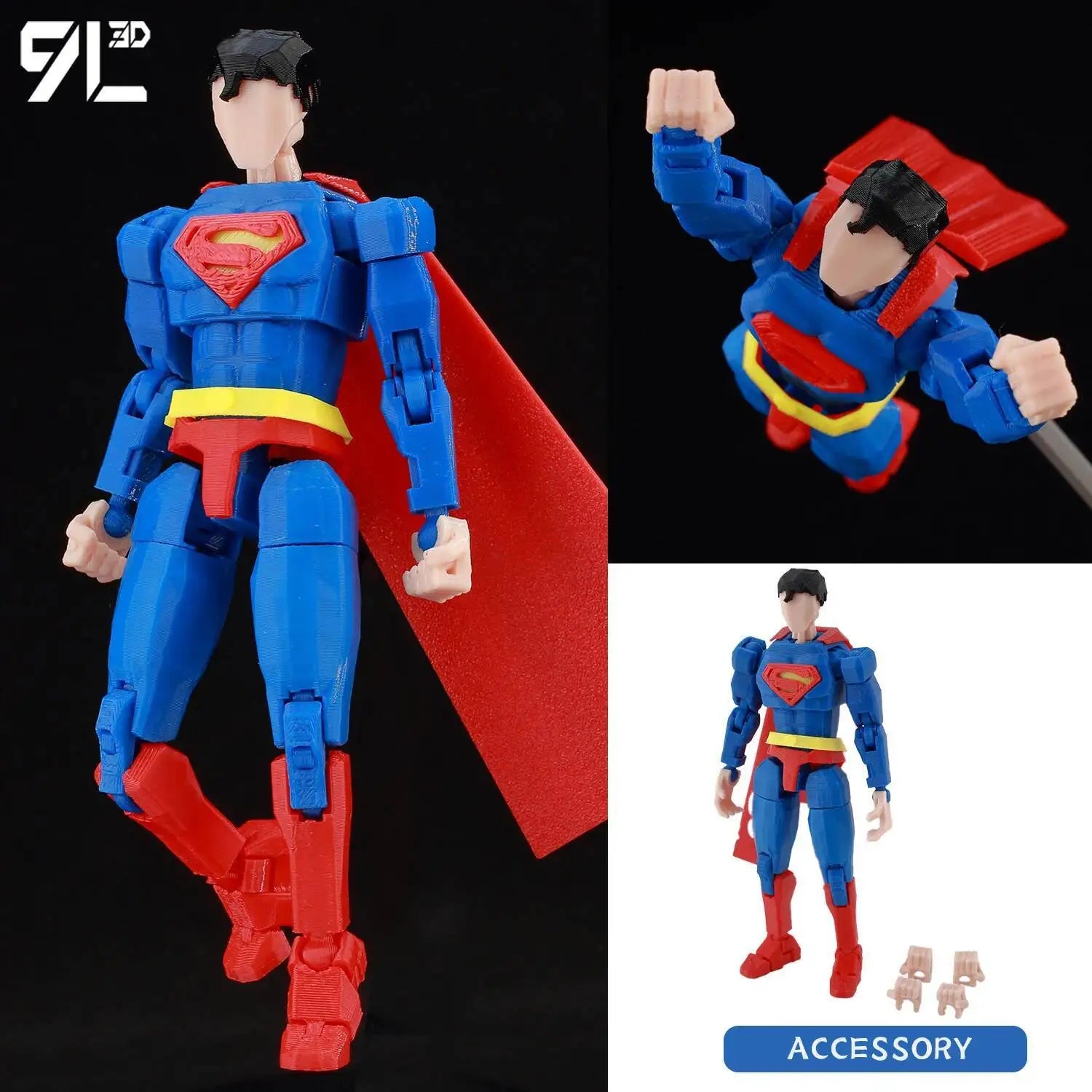 Batman Superman Action Figure – Poseable Hero Toy