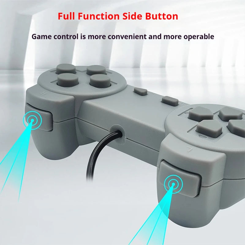 Retro Game Console - 620 Built-In Classic Games with Dual Gamepads & HD Output
