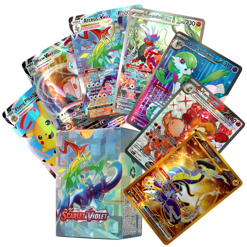 Pokemon Cards 60/100 Pcs – Obsidian Flames Charizard EX Collection