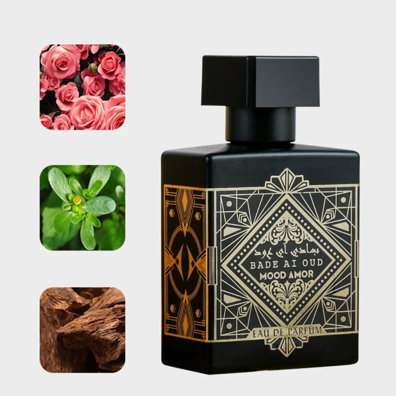 Arabic Oud Agarwood Perfume for Men - Long-Lasting Woody Fragrance Eau de Toilette (50ml)
